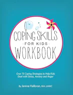 Cover of 'Coping Skills for Kids Workbook' by Janine Halloran 